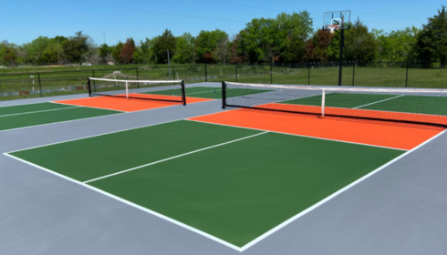 pickleball court construction
